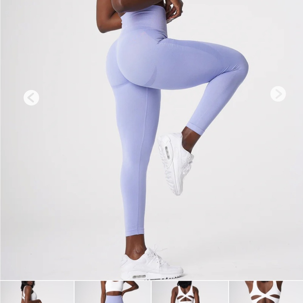 NVGTN Contour Seamless Leggings: Periwinkle